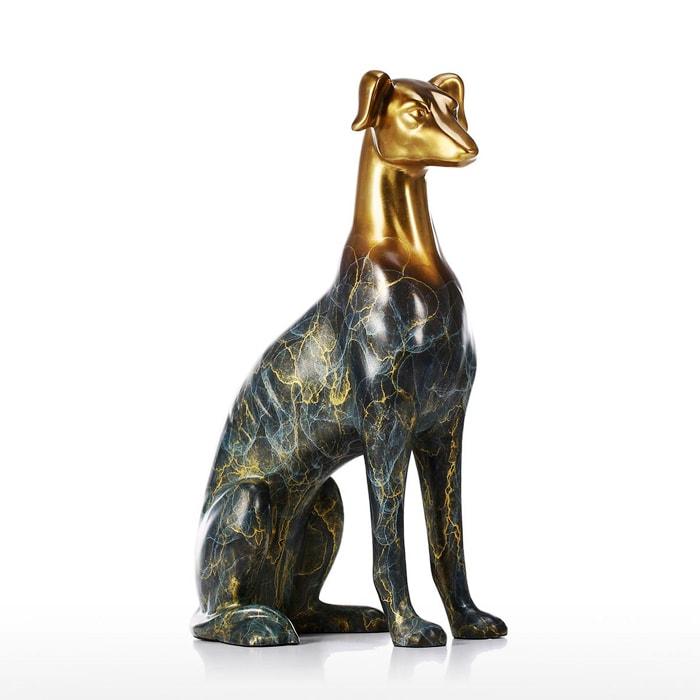 Statue Bronze Hundewache
