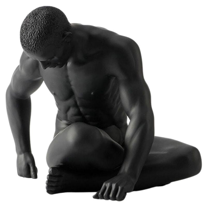 Statue Lazy Man sitzend