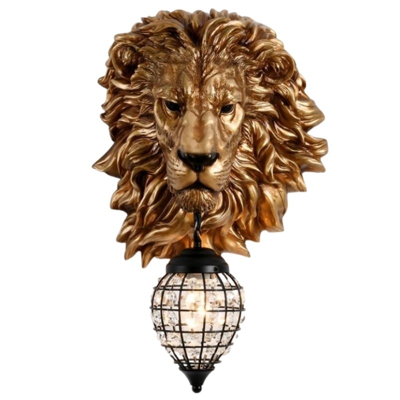 Statue Lion Decoration Lampe