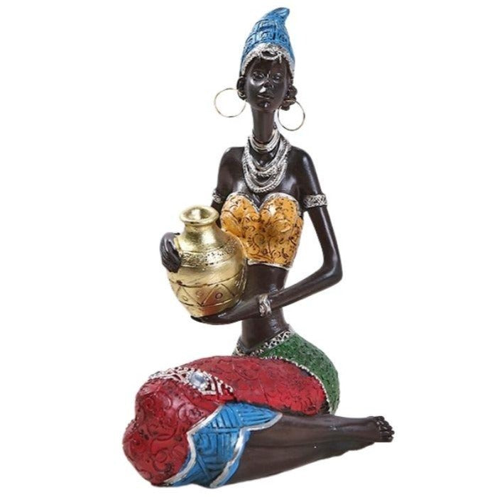 Statue traditioneller afrikanischer Frauen